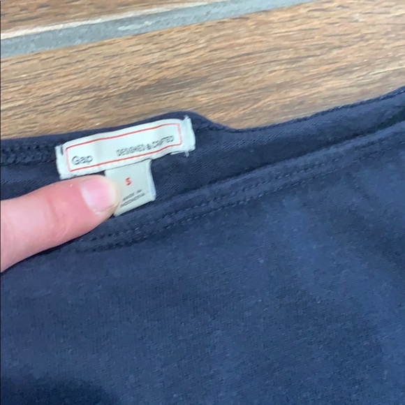 GAP Women's Small Fitted 3/4 Sleeve Shirt with Side Zippers - Picture 3 of 8